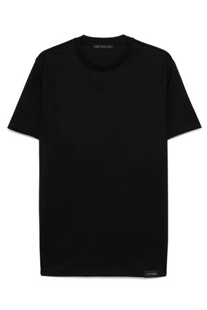 Black cotton jersey T-shirt LOW BRAND | L1TSS256539D001